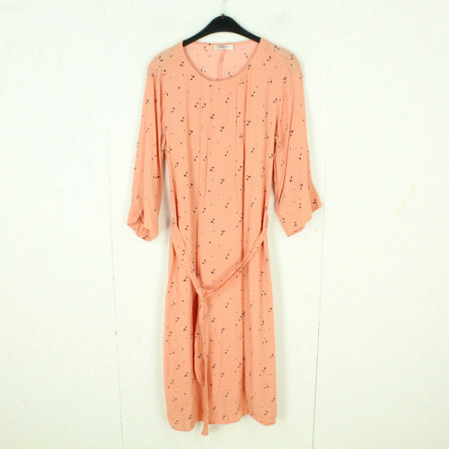 Second Hand MOSS COPENHAGEN Midikleid Gr. XS koralle mehrfarbig Kleid (*)