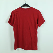 Laden Sie das Bild in den Galerie-Viewer, Second Hand OBEY T-Shirt Gr. S rot mit weißem Print (*)