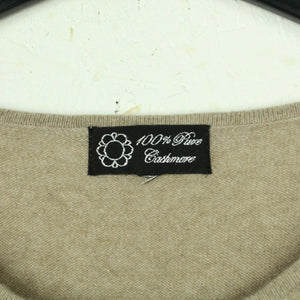 Second Hand PURE Kaschmirpullover Gr. M beige Strick Kaschmir Pullover (*)