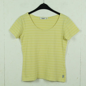 Vintage Shirt Gr. S gelb weiß gestreift Sommertop