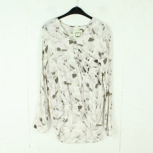 Second Hand KAREN BY SIMONSEN Bluse Gr. 42 creme mehrfarbig gemustert (*)