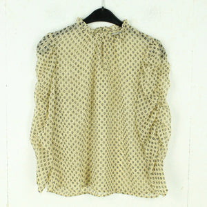 Second Hand PIGALLE Bluse Gr. S beige gemustert (*)