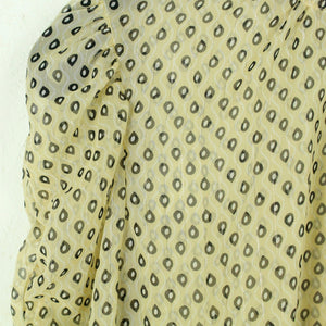 Second Hand PIGALLE Bluse Gr. S beige gemustert (*)