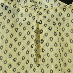 Second Hand PIGALLE Bluse Gr. S beige gemustert (*)