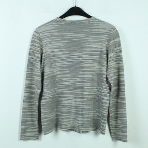 Second Hand MISSONI SPORT Strickjacke Gr. 40 (it.44) grau gestreift Designer (*)