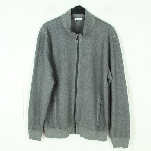 CALVIN KLEIN Vintage Sweatjacke Gr. M grau Sweatshirt