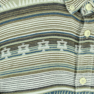 Second Hand REVIEW Hemd Gr. S beige mehrfarbig Aztec Muster (*)
