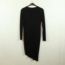 Laden Sie das Bild in den Galerie-Viewer, Second Hand ZARA Kleid Gr. S schwarz silber Abendkleid (*)