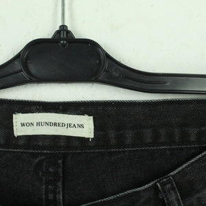 Second Hand WON HUNDRED Jeans Gr. 33/34 Mod. Dean B schwarz (*)