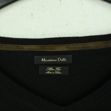 Laden Sie das Bild in den Galerie-Viewer, Second Hand MASSIMO DUTTI Pullover Gr. L schwarz Strick (*)