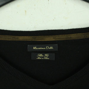 Second Hand MASSIMO DUTTI Pullover Gr. L schwarz Strick (*)
