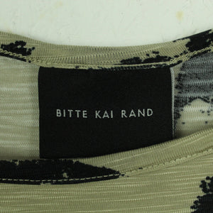 Second Hand BITTE KAI RAND T-Shirt Gr. S beige mehrfarbig gemustert (*)