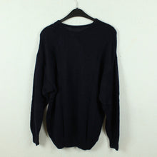 Laden Sie das Bild in den Galerie-Viewer, Vintage Female  Pullover Gr. L blau gemustert