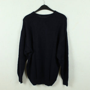 Vintage Female  Pullover Gr. L blau gemustert