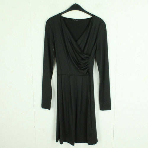 Second Hand TWIN SET Kleid Gr. L schwarz Wickeloptik (*)