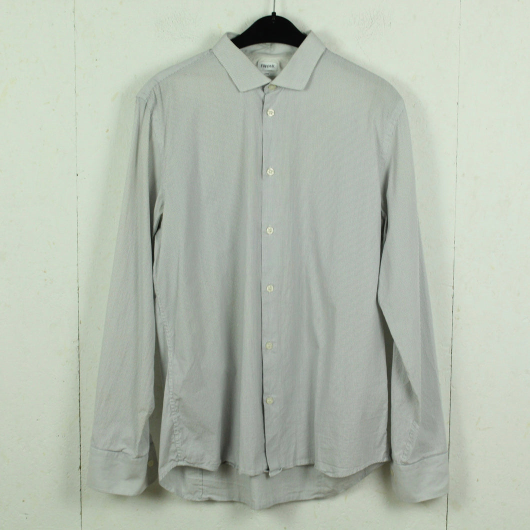 Second Hand FILIPPA K Hemd Gr. XL weiß blau gestreift Hemdbluse (*)