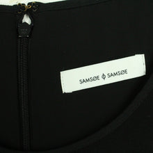 Laden Sie das Bild in den Galerie-Viewer, Second Hand SAMSOE SAMSOE Kleid Gr. L schwarz Langarmkleid (*)