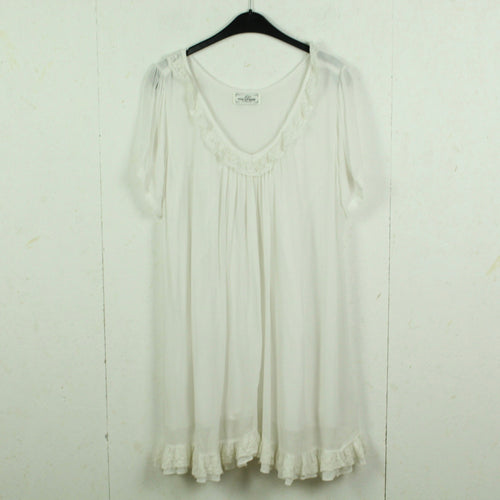 Second Hand VAN DEURS DANMARK Kleid Gr. 38 weiß Spitze (*)
