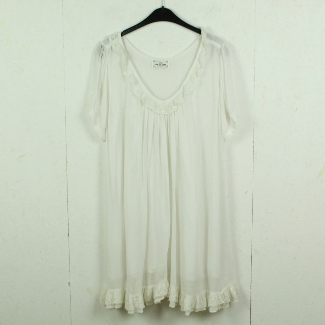 Second Hand VAN DEURS DANMARK Kleid Gr. 38 weiß Spitze (*)