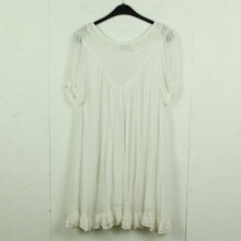 Laden Sie das Bild in den Galerie-Viewer, Second Hand VAN DEURS DANMARK Kleid Gr. 38 weiß Spitze (*)