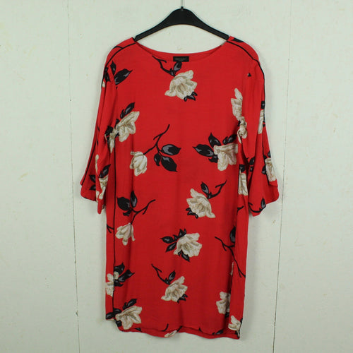 Second Hand FREEQUENT Kleid Gr. M rot mehrfarbig geblümt (*)
