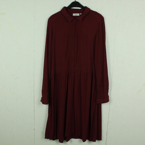 Second Hand MINIMUM Kleid Gr. 40 weinrot Langarmkleid (*)