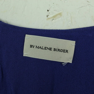 Second Hand BY MALENE BIRGER Seidenkleid Gr. 38 blau Kleid Seide Style Jania (*)