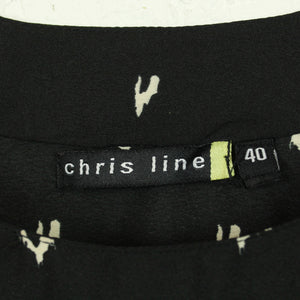 Second Hand CHRIS LINE Kleid Gr. 40 schwarz mehrfarbig Etuikleid (*)