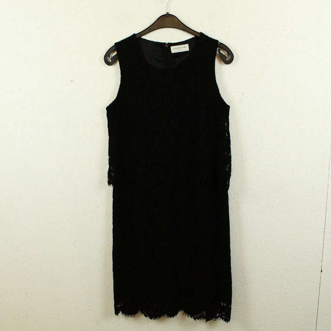 Second Hand ROSEMUNDE COPENHAGEN Kleid Gr. 36 schwarz Spitzenkleid (*)