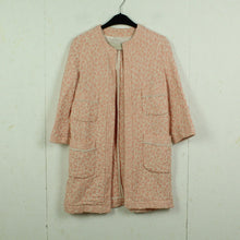 Laden Sie das Bild in den Galerie-Viewer, Second Hand ZARA Mantel Gr. XS rosa weiß Übergangamntel (*)