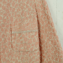Laden Sie das Bild in den Galerie-Viewer, Second Hand ZARA Mantel Gr. XS rosa weiß Übergangsmantel (*)