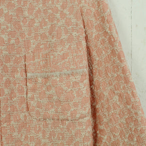 Second Hand ZARA Mantel Gr. XS rosa weiß Übergangsmantel (*)
