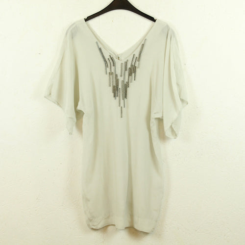 Second Hand KAREN BY SIMONSEN Seidentunika Gr. 36 greige Seide Tunika (*)