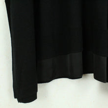 Laden Sie das Bild in den Galerie-Viewer, Second Hand DONNA Poncho Gr. M schwarz Strick mit Wolle (*)