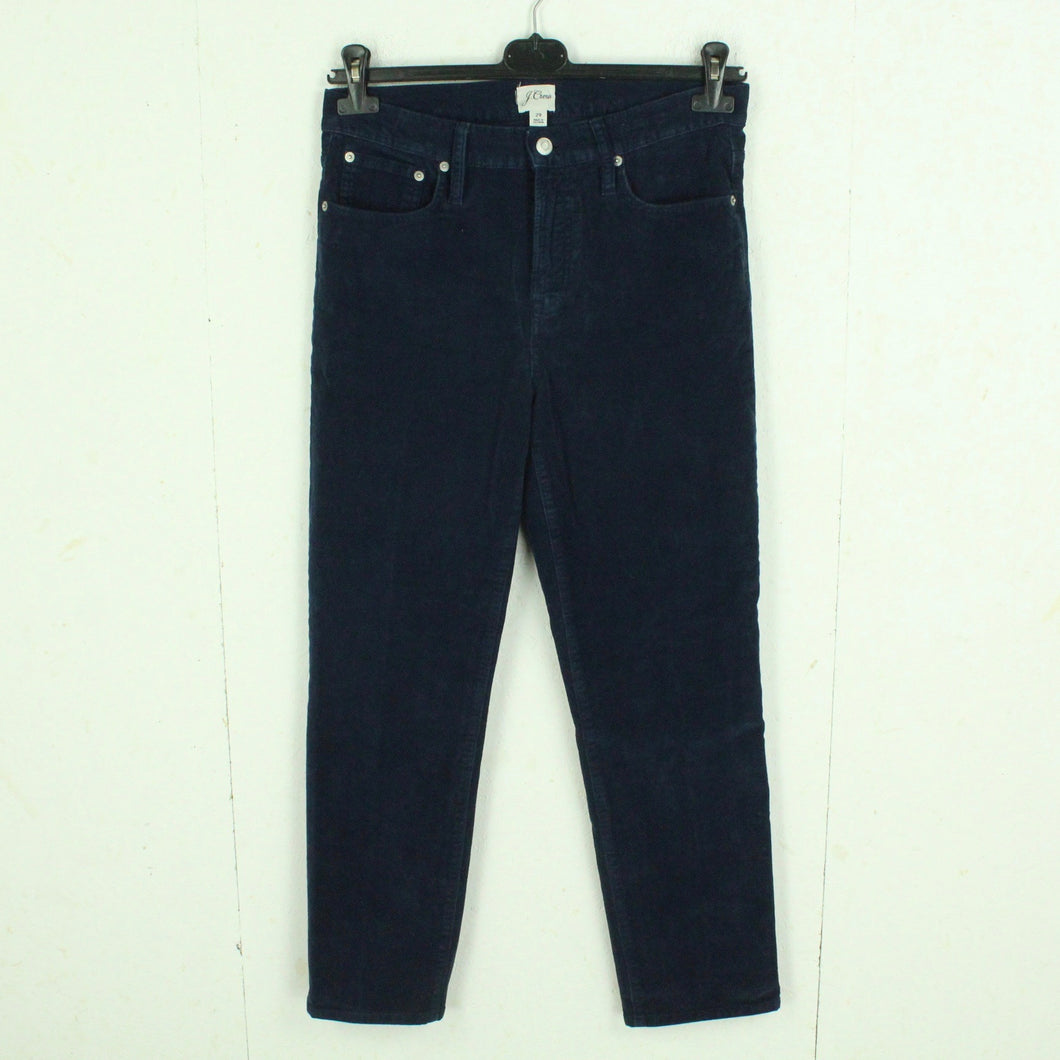 Second Hand J. CREW Cordhose Gr. 29 blau Mod. Vintage Straight Hose