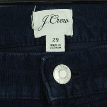 Laden Sie das Bild in den Galerie-Viewer, Second Hand J. CREW Cordhose Gr. 29 blau Mod. Vintage Straight Hose (*)