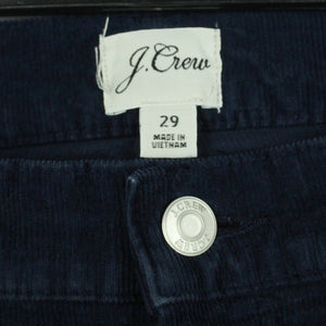 Second Hand J. CREW Cordhose Gr. 29 blau Mod. Vintage Straight Hose (*)