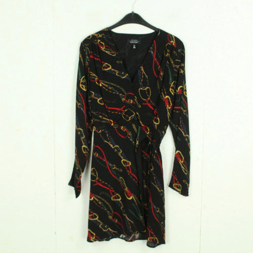 Second Hand &OTHER STORIES Kleid Gr. 36 schwarz gemustert Langarm (*)