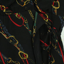 Laden Sie das Bild in den Galerie-Viewer, Second Hand &amp;OTHER STORIES Kleid Gr. 36 schwarz gemustert Langarm (*)