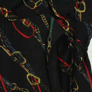 Second Hand &OTHER STORIES Kleid Gr. 36 schwarz gemustert Langarm (*)