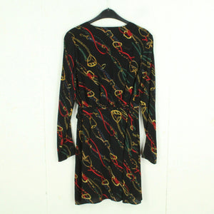 Second Hand &OTHER STORIES Kleid Gr. 36 schwarz gemustert Langarm (*)