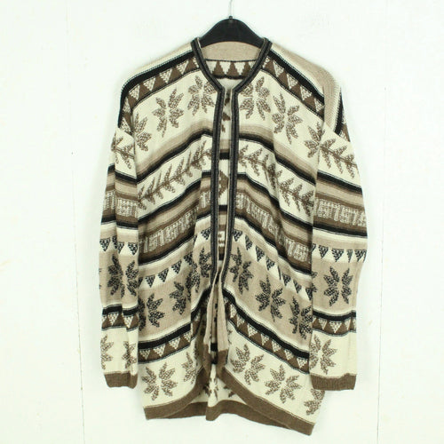 Second Hand JULIE FAGERHOLT Strickjacke Cardigan Gr. one size gemustert Wollstrickjacke (*)