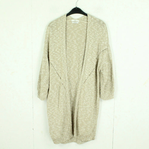 Second Hand MANGO Cardigan Strickjacke Gr. M beige meliert