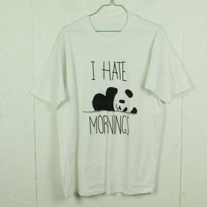 VINTAGE T-Shirt Gr. L "I HATE MORNINGS"