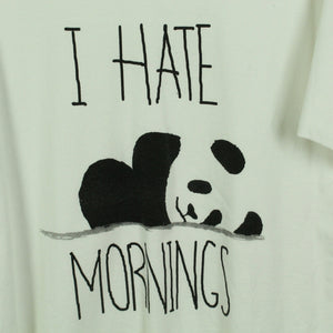 VINTAGE T-Shirt Gr. L "I HATE MORNINGS"