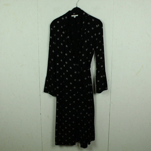Second Hand HOUSE OF DAGMAR Wickelkleid Gr. S schwarz gemustert (*)