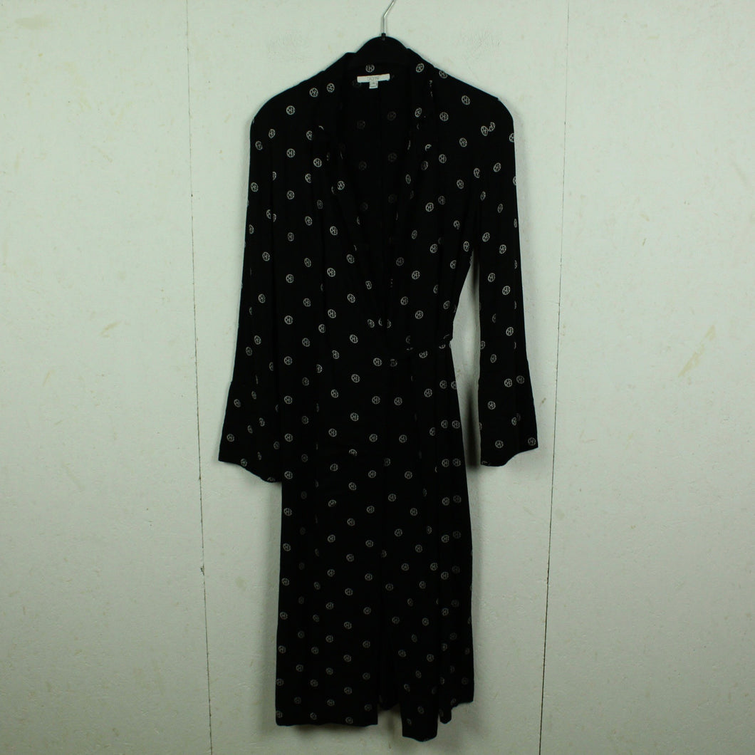 Second Hand HOUSE OF DAGMAR Wickelkleid Gr. S schwarz gemustert (*)