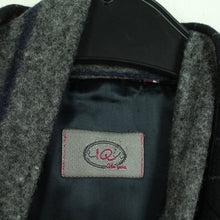 Laden Sie das Bild in den Galerie-Viewer, Second Hand LIQU Blazer Gr. 38 blau Nadelstreifen Jacke (*)