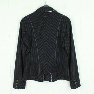 Second Hand LIQU Blazer Gr. 38 blau Nadelstreifen Jacke (*)