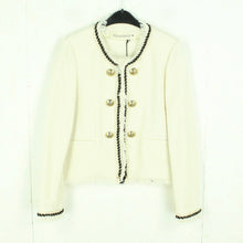 Laden Sie das Bild in den Galerie-Viewer, Second Hand SHIRTAPORTER Boucléjacke Gr. 36 (It. 42) weiß Jacke NEU